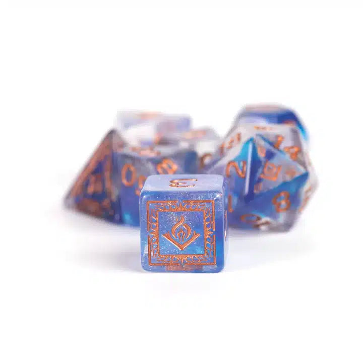 Sirius Dice D&D Adventure Dice Wizard Blue image 0